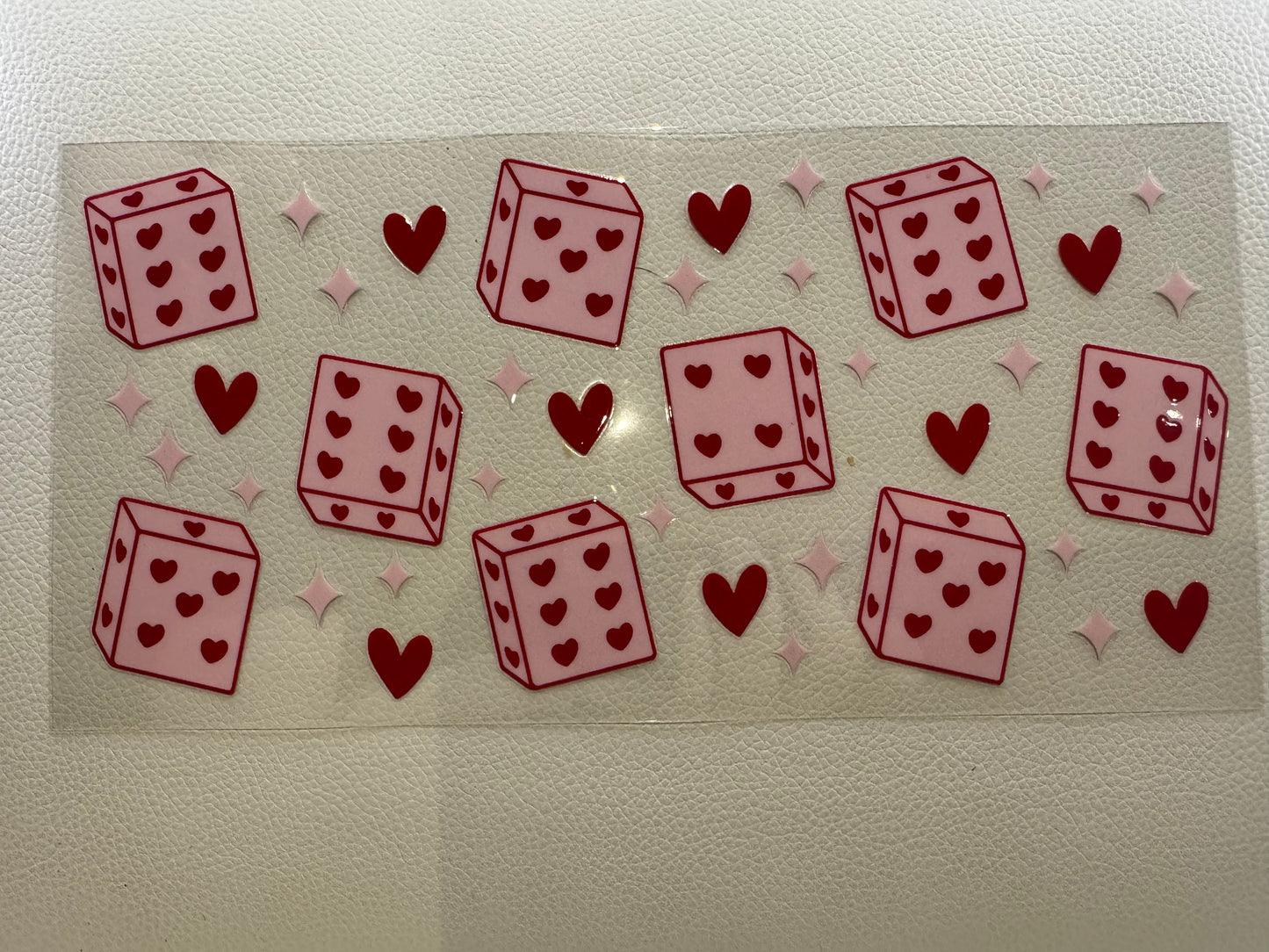 Dice And Hearts Decal