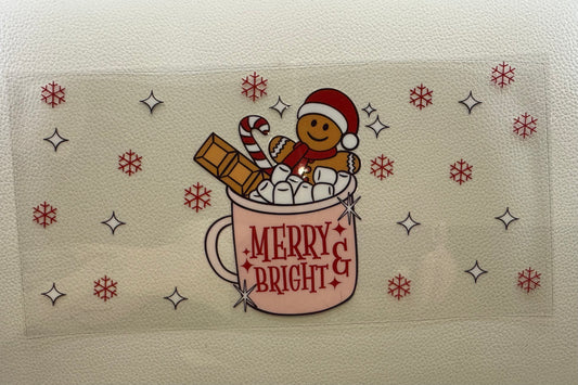 Merry & Bright Decal