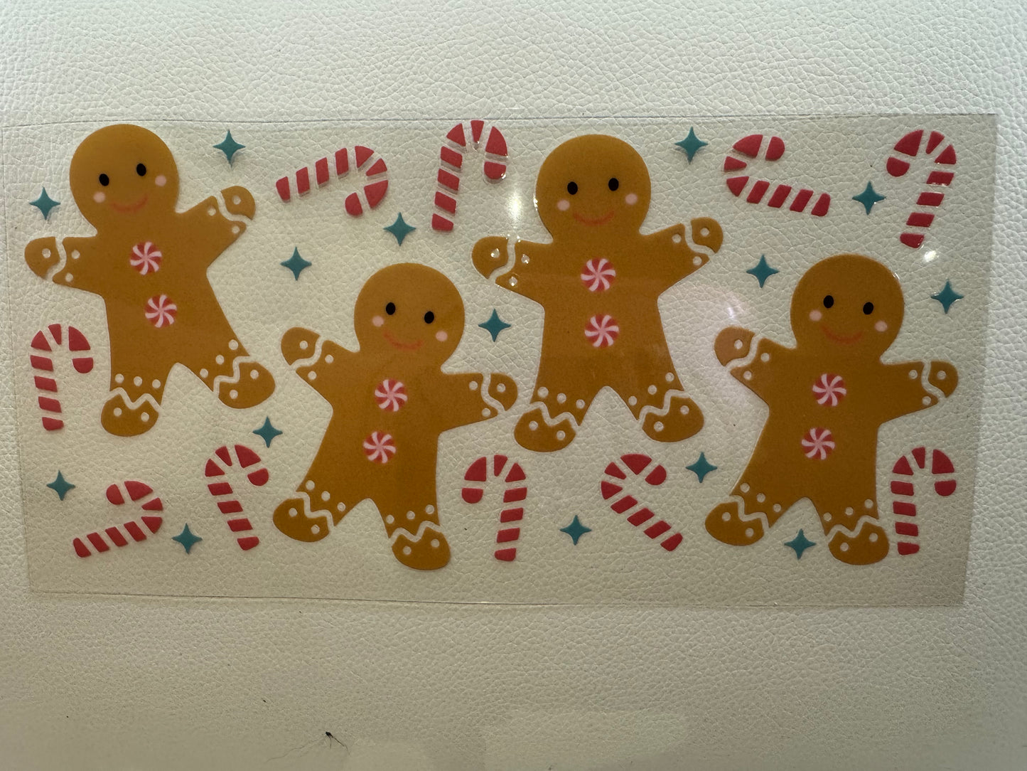 Gingerbread And Candy Canes Decal