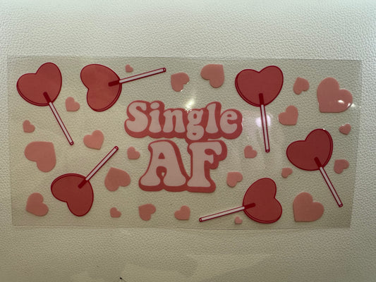 Single AF Decal