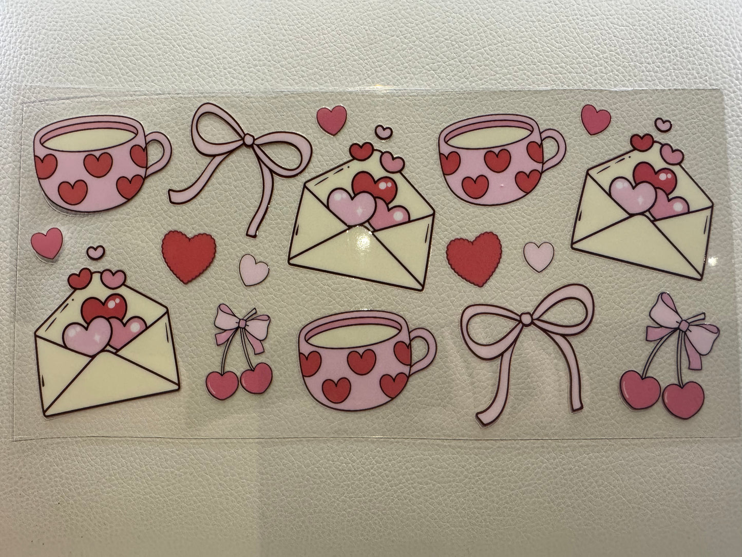 Bows And Hearts Decal