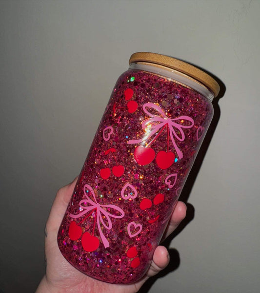Ready to ship 16oz cherries and bows